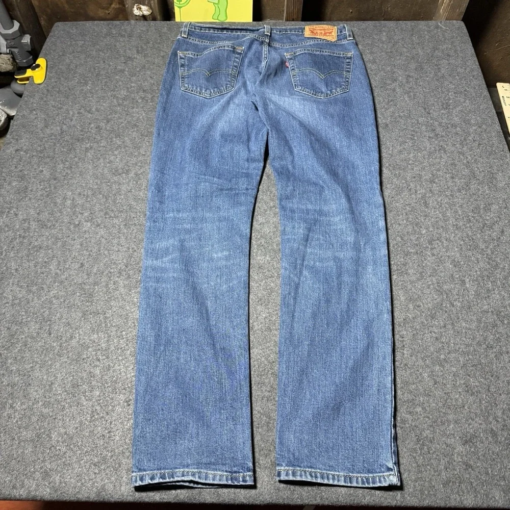 Levis 511 Jeans‎ Mens 34x32 (32x30.5) Blue Medium Wash Slim Stretch Denim Pants